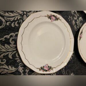 Antique FRENCH CHINA CO Plate 1928 Set of 4 Plates excellent condition!!